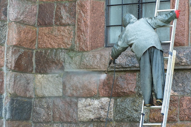 Jak skutecznie usunąć glony z elewacji budynku?